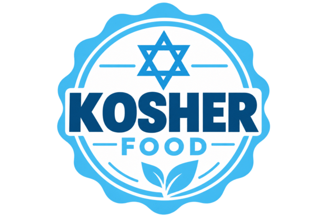 Blue Kosher Food Certification Badge